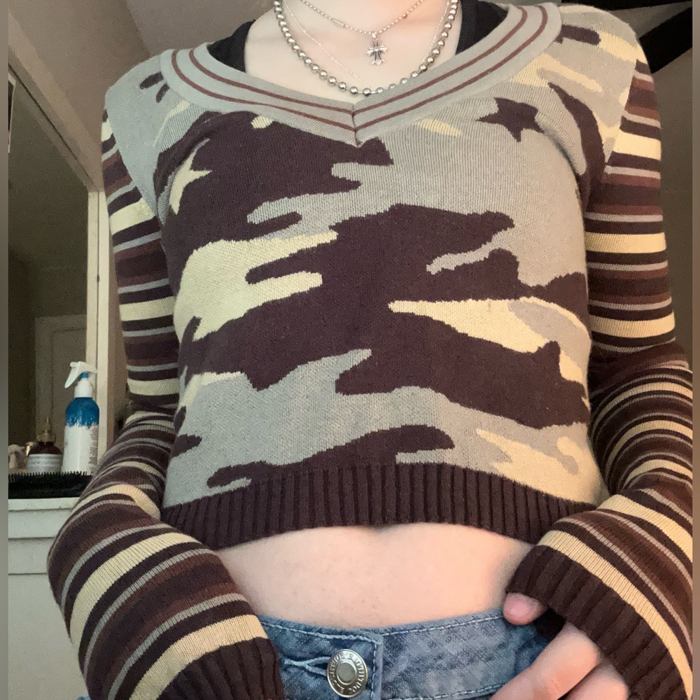 Urban Outfitters Camo Sweater